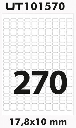 Самоклеящаяся пленка Planet Utility А4 100 л 270 делений UT101570 - 1/1