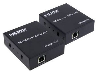 Удлинитель USBTOP HDMI по витой паре RJ45 до 200 метров, комплект - 1/1