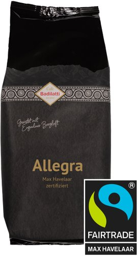 Кофе Cafe Badilatti Allegra Max Havelaar зерновой 1 кг - 1/1