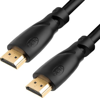 Кабель Greenconnect Russia GCR-HM313-0.5m HDMI - HDMI (0.5 м, черный) - 1/1