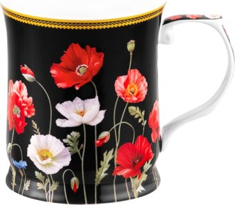 Кружка Elan Gallery Маки на черном 420672 - 1/1