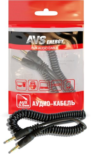 Кабель AVS AU-611 3.5 Jack - 3.5 Jack (2 м, черный) - 1/1