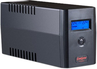Источник бесперебойного питания ExeGate Power Smart ULB-600 LCD - 1/1