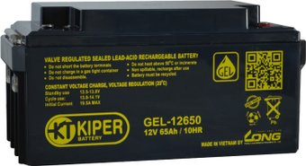 Аккумулятор для ИБП Kiper GEL-12650(12В/65 А·ч) - 1/1