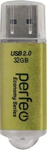 USB Flash Perfeo E01 32GB (золотистый) - 1/1
