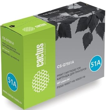 Картридж CACTUS CS-Q7551A (Аналог HP 51A) - 1/1