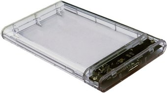 Бокс для накопителей 2.5" AgeStar 3UB2P4 (прозрачный) - 1/1