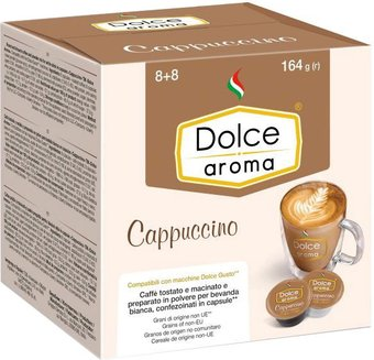 Кофе в капсулах Dolce aroma Cappuccino 16 шт - 1/1