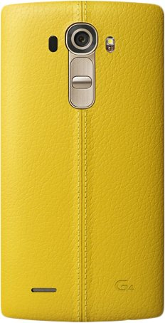 Чехол для телефона LG Genuine Leather Back для LG G4 (желтый) - 1/1