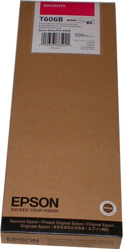 Картридж Epson C13T606B00 - 1/1