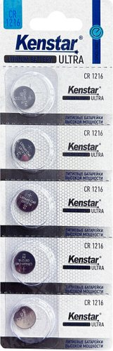Батарейка Kenstar CR1216-5BL 3V (5 шт/уп) - 1/1