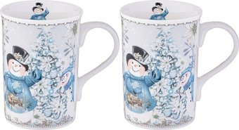 Набор кружек Lefard Christmas Снеговик 417-121 (2шт) - 1/1