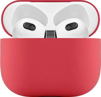 Чехол uBear Touch Case (для AirPods 3, красный) - 1/1