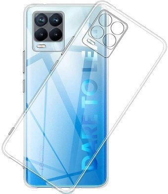 Чехол для телефона KST SC для Realme 8/8 Pro (прозрачный) - 1/1