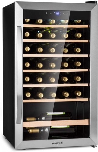 Винный шкаф Klarstein Vinamour 32 Uno (серебристый) - 1/1