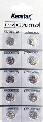 Батарейка Kenstar G8/LR1120/LR55/391A/191, 1.55V, BL-10 (10 шт/уп) - 1/1