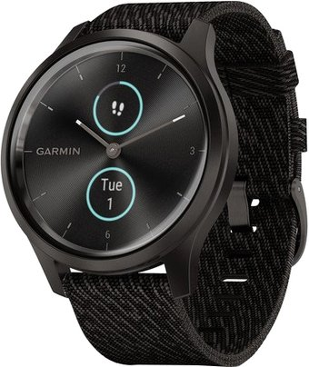 Гибридные умные часы Garmin Vivomove Style (черный) - 1/1