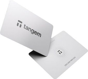 Аппаратный криптокошелек Tangem Wallet 2.0 набор из 2 карт (белый) - 1/1