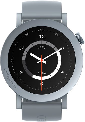 Умные часы CMF Watch Pro 2 (светло-серый, серый силиконовый ремешок) - 1/1