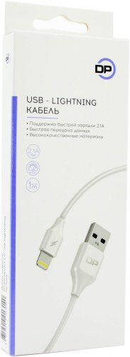 Кабель Digital Part LC-59 USB Type-A - Lightning (1 м, белый) - 1/1