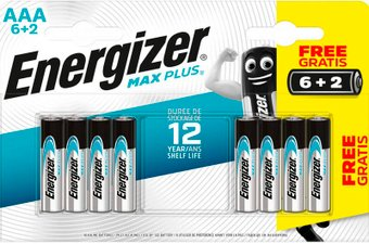Батарейка Energizer Max Plus AAA 8шт - 1/1
