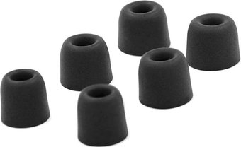 Амбушюры для наушников KZ Acoustics Memory Foam (3 пары, черный) - 1/1