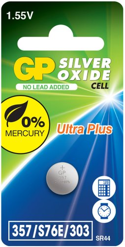 Батарейка GP Ultra Plus 357 357F-7C1 1шт - 1/1