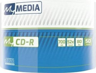CD-R диск MyMedia 700Mb 52x 69206 (50 шт.) - 1/1