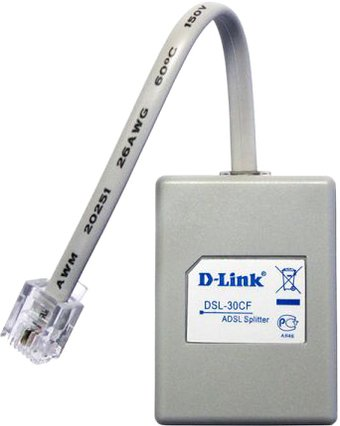 ADSL сплиттер D-Link DSL-30CF/RS - 1/1