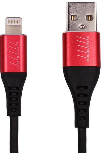Кабель Profit QY-17 Lightning 1 м (черный) - 1/1
