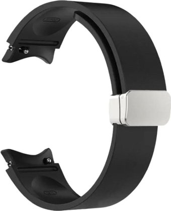 Ремешок Rumi Flex Buckle силиконовый для Samsung Galaxy Watch4/5/6 (20 мм, черный) - 1/1