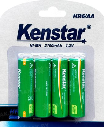Аккумулятор Kenstar HR6/AA Ni-Mh 2100 mAh BL-4 - 1/1