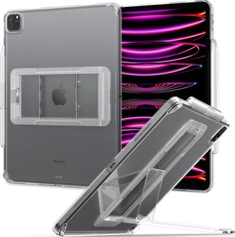 Чехол для планшета Spigen Air Skin Hybrid S для iPad Pro 12.9 (2022/2021) (прозрачный) - 1/1