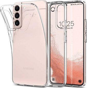 Чехол для телефона Spigen Liquid Crystal для Galaxy S22 ACS03984 (кристально-прозрачный) - 1/1
