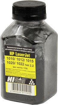 Тонер Hi-Black для HP LJ 1010/1012/1015/1020/1022 Тип 2.2 110 г - 1/1