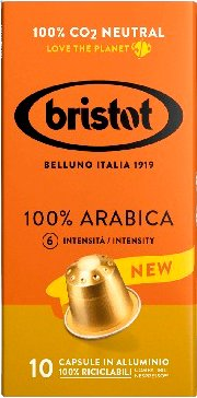 Кофе в капсулах Bristot 100% Arabica 10 шт - 1/1