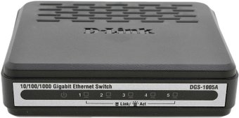 Неуправляемый коммутатор D-Link DGS-1005A/B1 - 1/1
