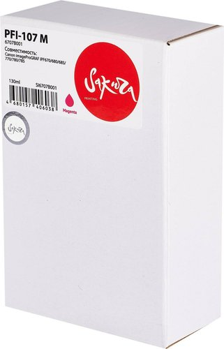 Картридж Sakura Printing SI6707B001 (аналог Canon PFI-107 M) - 1/1