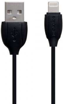 Кабель Borofone BX19 Lightning 1 м (черный) - 1/1