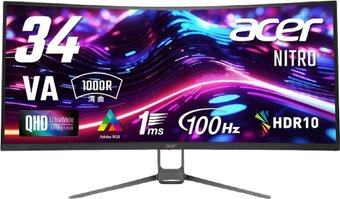 Игровой монитор Acer Nitro ED343CURHbmiippx UM.CE3EE.H01 - 1/1