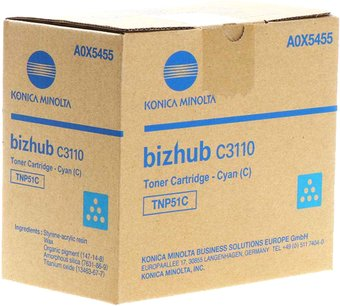 Тонер Konica Minolta TNP-51C A0X5455 - 1/1