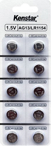 Батарейка Kenstar G13/LR1154/LR44/357A/A76, 1.5V, BL-10 (10 шт/уп) - 1/1