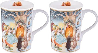 Набор кружек Lefard Christmas Ангел 417-098 (2шт) - 1/1