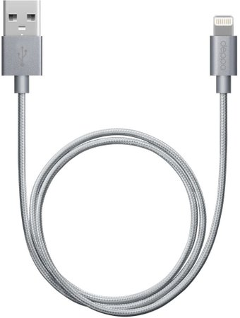 Кабель Deppa Alum USB - 8-pin для Apple 72189 - 1/1