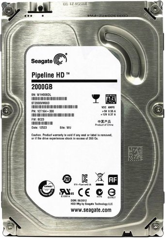 Жесткий диск Seagate Pipeline HD 2TB (ST2000VM003) - 1/1