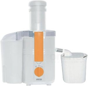 Соковыжималка Mystery MJE-1901 (Белый с оранжевым) - 1/1