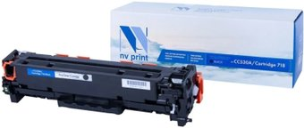Картридж NV Print NV-CC530A/NV-718 Black (аналог HP CC530A, 718) - 1/1