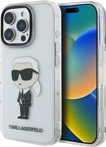 Чехол для телефона Lagerfeld PC/TPU NFT Karl Ikonik для iPhone 16 Pro Max KLHCP16XHNIKTCT - 1/1