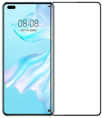 Защитное стекло Case 111D для Huawei P40 (черный глянец) - 1/1