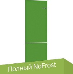 Холодильник Bosch Serie 4 VitaFresh KGN39IJ22R (мятно-зеленый) - 1/1